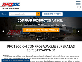'amsoil.lat' screenshot