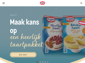 'oetker.nl' screenshot