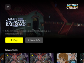 'retrocrush.tv' screenshot