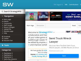 'strategywiki.org' screenshot