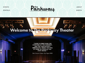 'theparkwaytheater.com' screenshot
