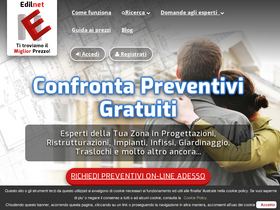 'edilnet.it' screenshot