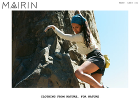 shopmairin.com homepage screenshot