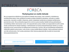 'foreca.fi' screenshot
