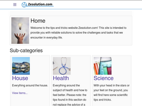 'zesolution.com' screenshot