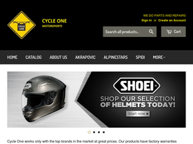 cycleone.com homepage screenshot