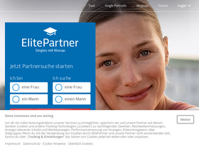 'elitepartner.ch' screenshot