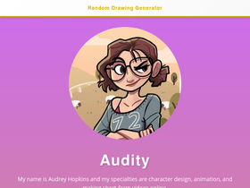 'auditydraws.com' screenshot