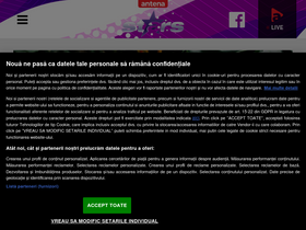 'antenastars.ro' screenshot