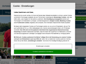 'golf.at' screenshot