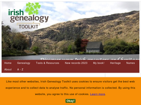 'irish-genealogy-toolkit.com' screenshot
