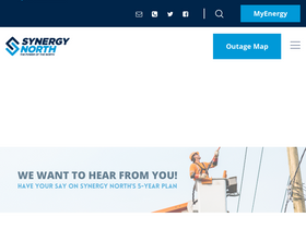 'synergynorth.ca' screenshot