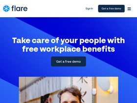 'flarehr.com' screenshot