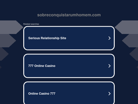 sobreconquistarumhomem.com