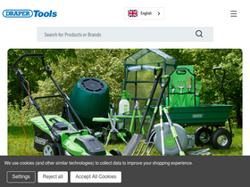 'drapertools.com' screenshot