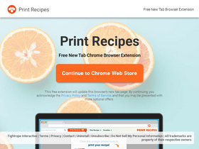 'printrecipes.net' screenshot