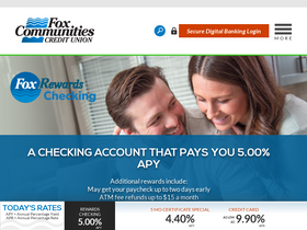 'foxcu.org' screenshot