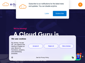 'acloud.guru' screenshot