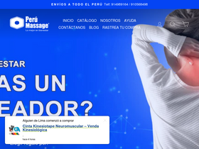 'perumassage.com' screenshot