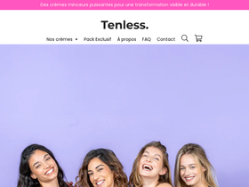 tenless.fr homepage screenshot