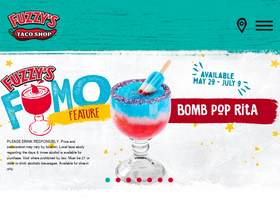 'fuzzystacoshop.com' screenshot