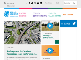 'valdemarne.fr' screenshot