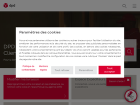 'dpd.fr' screenshot