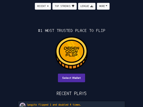 degencoinflip.com
