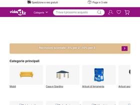 'vidaxl.it' screenshot