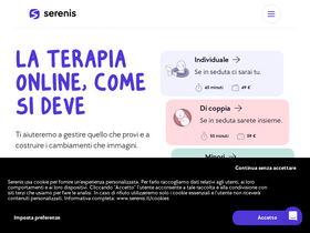 'serenis.it' screenshot