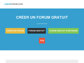 'lebonforum.com' screenshot