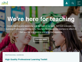 'aitsl.edu.au' screenshot