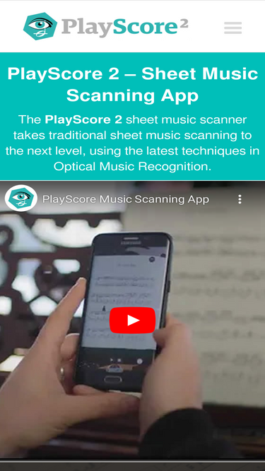 PlayScore Music Scanning App 