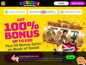 'casushi.com' screenshot