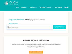 'kimintelefonu.com' screenshot