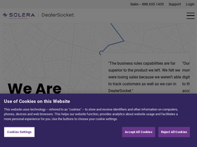 'dealersocket.com' screenshot