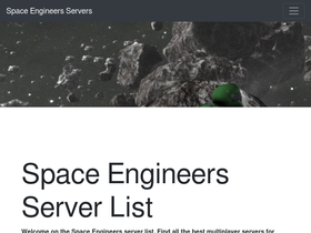 'space-engineers.com' screenshot