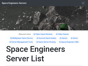 'space-engineers.com' screenshot