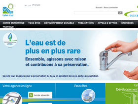 'lydec.ma' screenshot