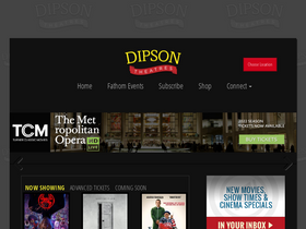 'dipsontheatres.com' screenshot