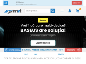 'gsmnet.ro' screenshot