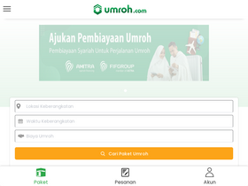 'umroh.com' screenshot