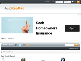 'autorepmans.com' screenshot