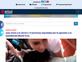 'erbol.com.bo' screenshot