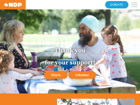 'ndp.ca' screenshot