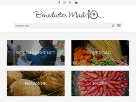 'benedictesmad.dk' screenshot