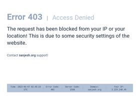 'sanjesh.org' screenshot