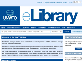 'e-unwto.org' screenshot