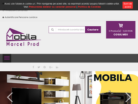 'marcelprod.ro' screenshot
