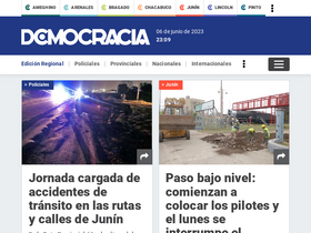 'diariodemocracia.com' screenshot